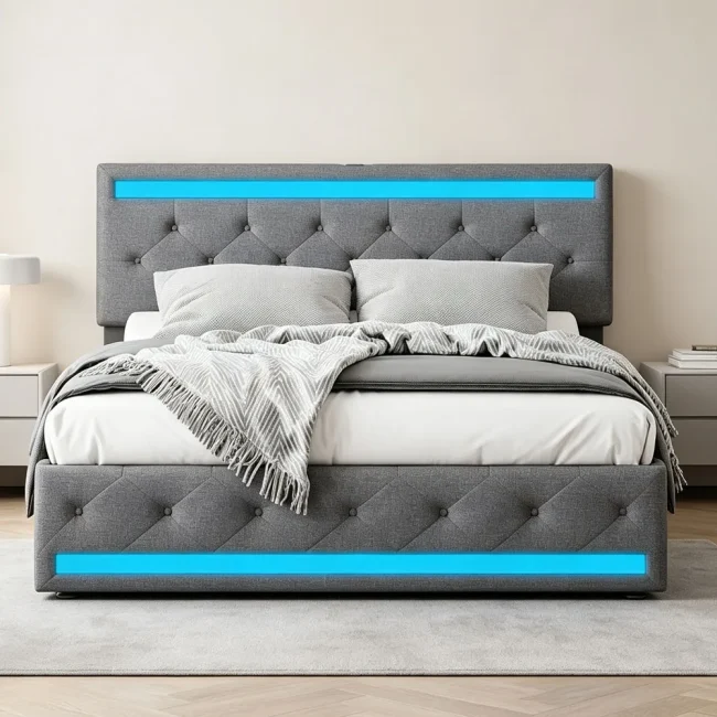 StayPlay Runaway Bed 140x200cm – Wit – Serie 9