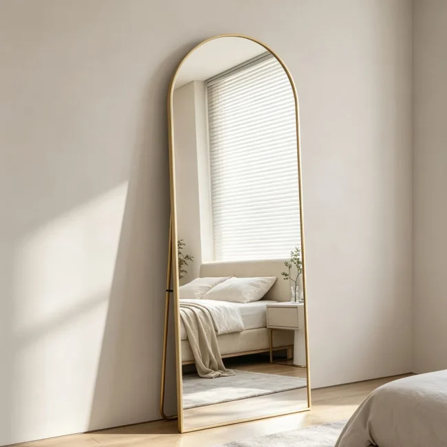 StayPlay Runaway Staande Spiegel 164x54cm – Glas Goud