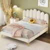 StayPlay Runaway Tweepersoonsbed 140x200cm – Fluweel met lattenbodem en verstelbare hoogte