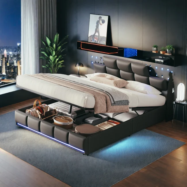 StayPlay Runaway Tweepersoonsbed 140x200cm met opbergruimte