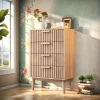 StayPlay Runaway Dressoir 60x34x91cm met 4 laden, LED-verlichting en anti-kantelmechanisme