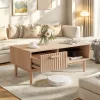 StayPlay Runaway Rotan Salontafel – Rotan met opbergruimte en antislip mat