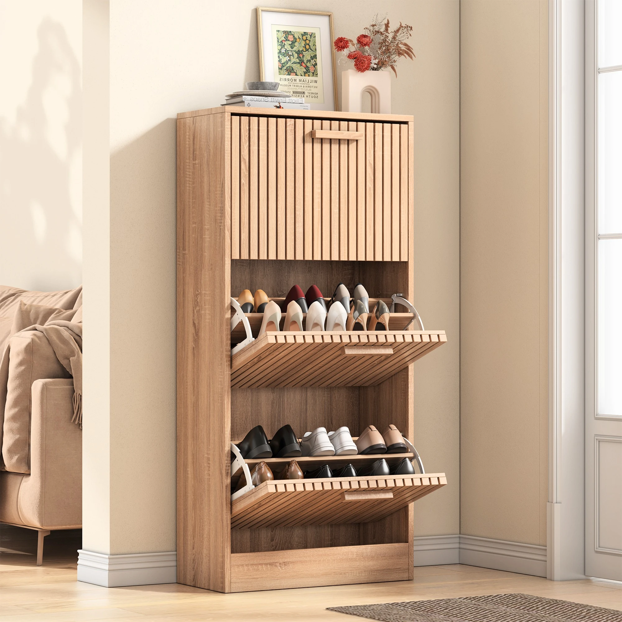 StayPlay Runaway Schoenenkast 60x24x113cm met anti-kantelmechanisme – Serie 2