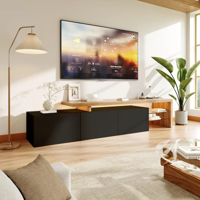 StayPlay Runaway TV-kast – Hout met LED-verlichting