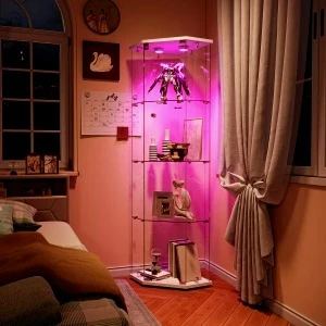 StayPlay Runaway Vitrinekast – Glas met LED-verlichting en gehard glas – Serie 1