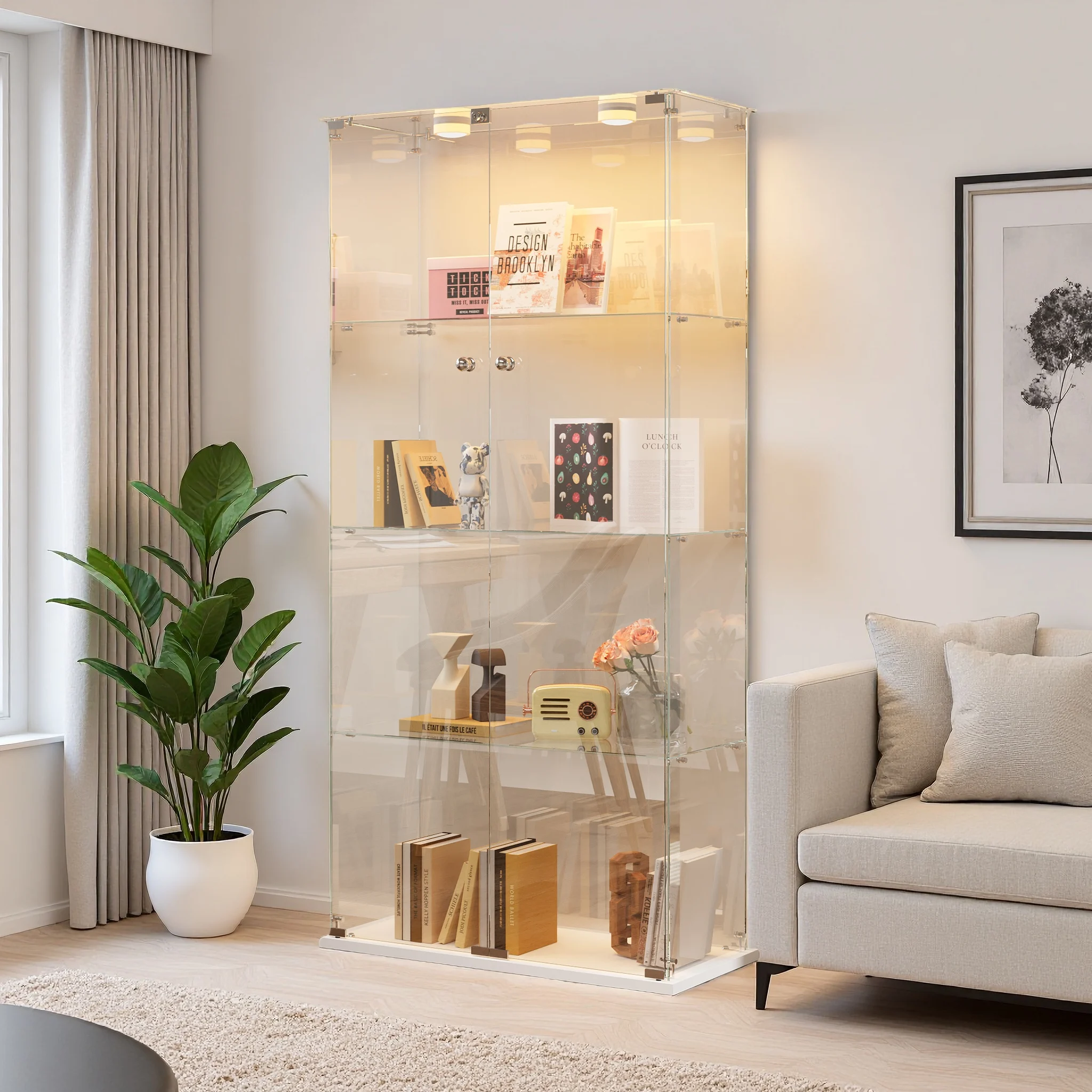 StayPlay Runaway Vitrinekast met LED-verlichting – Serie 1