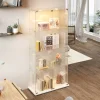 StayPlay Runaway Vitrinekast – Glas Zwart met LED-verlichting en gehard glas – Serie 1