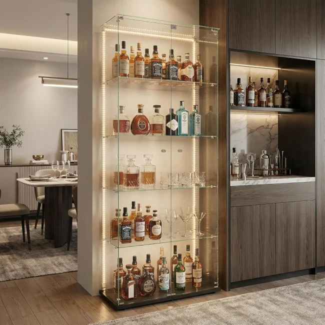 StayPlay Runaway Vitrinekast – Glas met LED-verlichting
