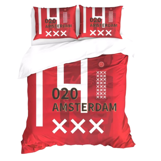 StayPlay Runaway Ajax | Voetbal Dekbedovertrek – Inclusief Kussensloop(en)