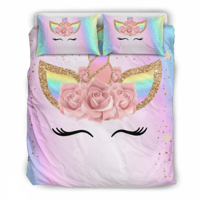 StayPlay Runaway Eenhoorn Regenboog Kleuren 3D Beddengoed Set Limited Editie