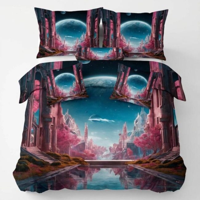 StayPlay Runaway 🌙 Celestial Bloom™✨ Dekbedovertrek – Incl. Kussenslopen
