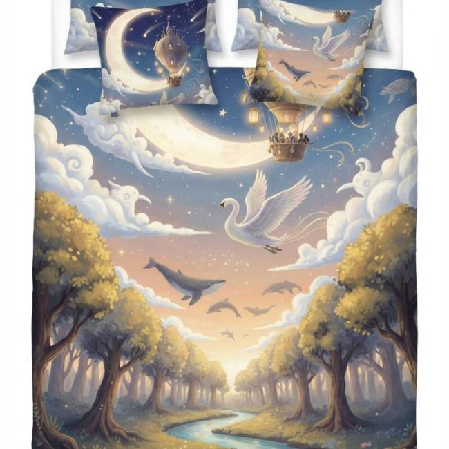 StayPlay Runaway 🌙The Odyssey Of Dreams™✨ Fantastisch Luxe Droomrijke Dekbedovertrek – Incl. Kussenslopen