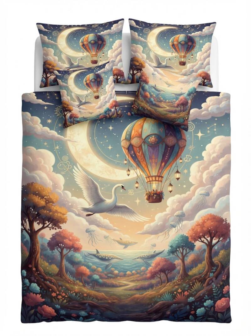 StayPlay Runaway 🌙The Odyssey Of Dreams™✨ Fantastisch Luxe Droomrijke Dekbedovertrek – Incl. Kussenslopen
