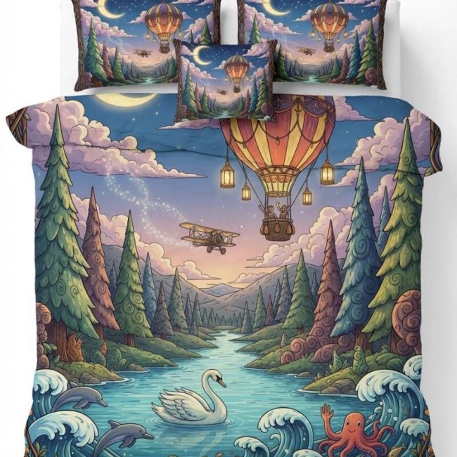 StayPlay Runaway 🌙The Odyssey Of Dreams™✨ Fantastisch Luxe Droomrijke Dekbedovertrek – Incl. Kussenslopen