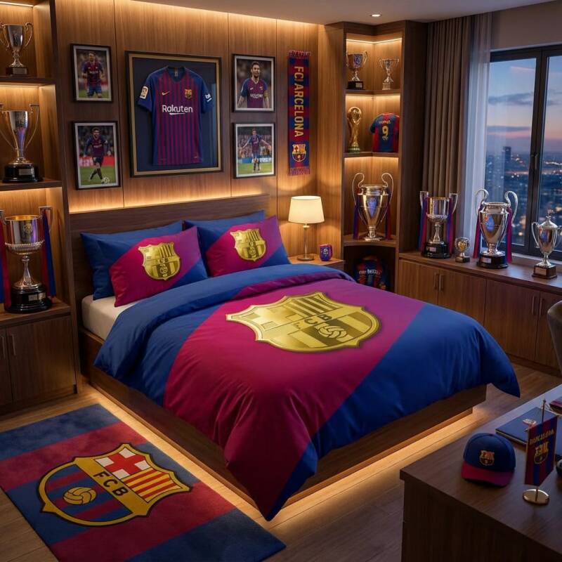StayPlay Runaway Fc Barcelona | Dekbedovertrek – Inclusief 1 of 2 Kussenslopen
