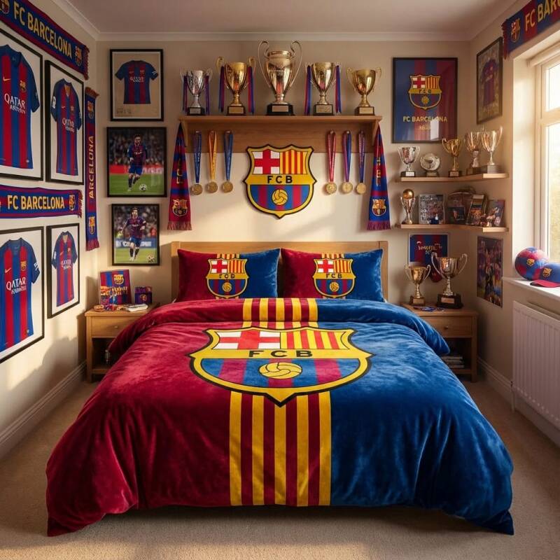 StayPlay Runaway Fc Barcelona | Dekbedovertrek – Inclusief 1 of 2 Kussenslopen