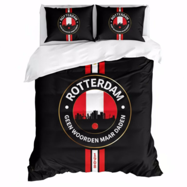 StayPlay Runaway Feyenoord Dekbedovertrek met Kussensloop – Voetbal Beddengoed