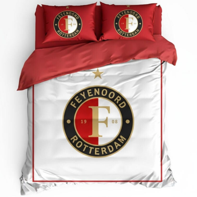StayPlay Runaway Feyenoord | Voetbal Dekbedovertrek - Inclusief Kussensloop(en)