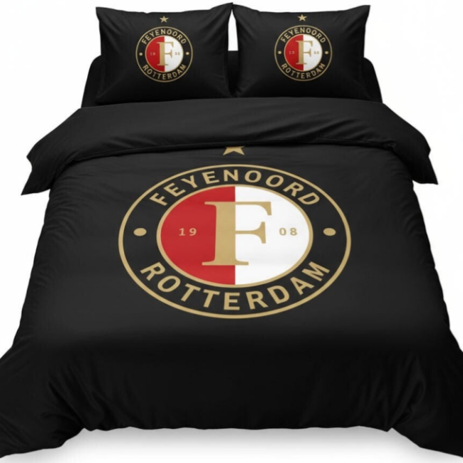 StayPlay Runaway Feyenoord | Voetbal Dekbedovertrek - Inclusief Kussensloop(en)
