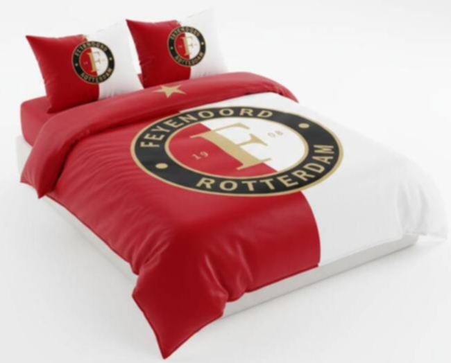 StayPlay Runaway Feyenoord | Voetbal Dekbedovertrek - Inclusief Kussensloop(en)