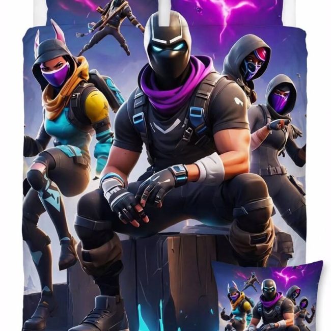 StayPlay Runaway Fortnite Collectie Dekbedovertrek – Inclusief Kussensloop