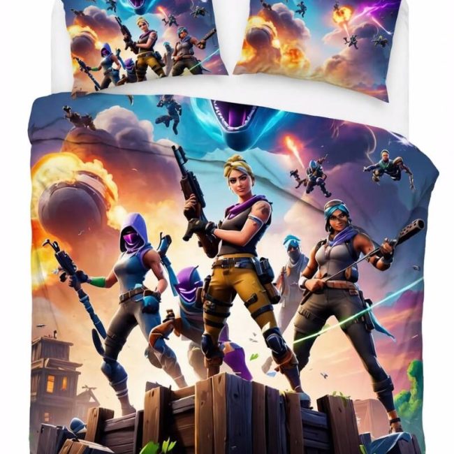 StayPlay Runaway Fortnite Collectie Dekbedovertrek – Inclusief Kussensloop