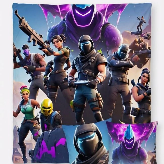 StayPlay Runaway Fortnite Collectie Dekbedovertrek – Inclusief Kussensloop