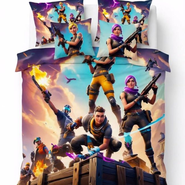 StayPlay Runaway Fortnite Collectie Dekbedovertrek – Inclusief Kussensloop