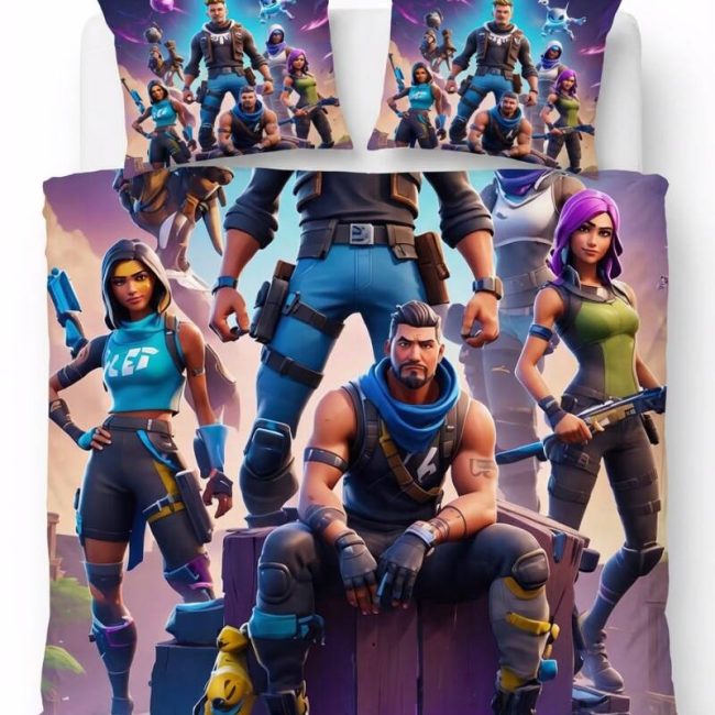 StayPlay Runaway Fortnite Collectie Dekbedovertrek – Inclusief Kussensloop