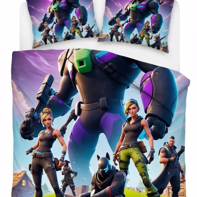 StayPlay Runaway Fortnite Collectie Dekbedovertrek – Inclusief Kussensloop