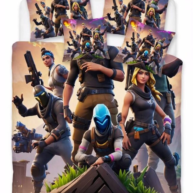 StayPlay Runaway Fortnite Collectie Dekbedovertrek – Inclusief Kussensloop