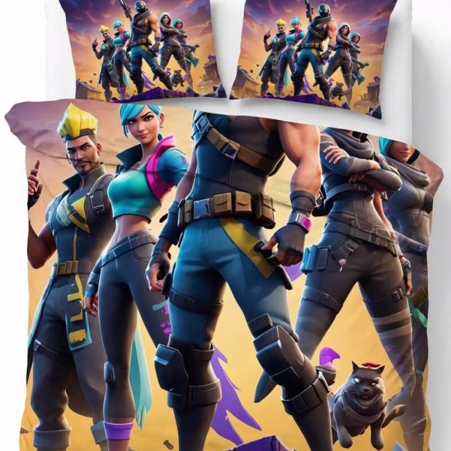 StayPlay Runaway Fortnite Collectie Dekbedovertrek – Inclusief Kussensloop