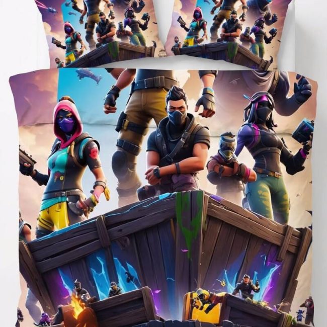 StayPlay Runaway Fortnite Collectie Dekbedovertrek – Inclusief Kussensloop
