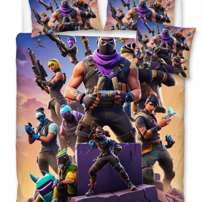 StayPlay Runaway Fortnite Collectie Dekbedovertrek – Inclusief Kussensloop