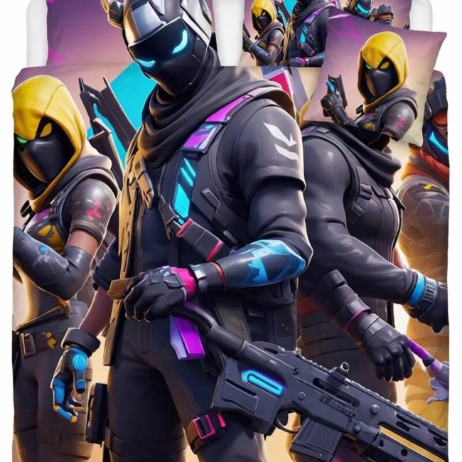 StayPlay Runaway Fortnite Collectie Dekbedovertrek – Inclusief Kussensloop