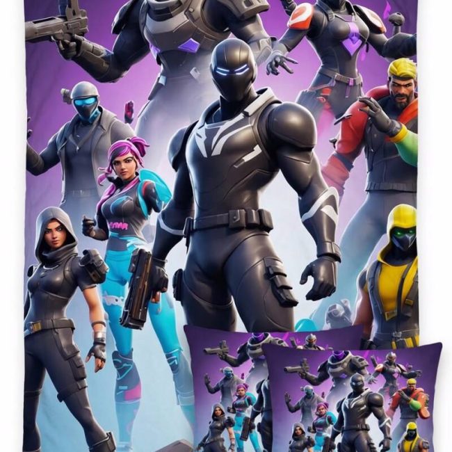 StayPlay Runaway Fortnite Collectie Dekbedovertrek – Inclusief Kussensloop