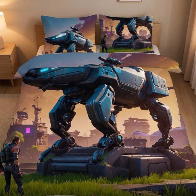 StayPlay Runaway Fortnite Collectie Dekbedovertrek – Inclusief Kussensloop