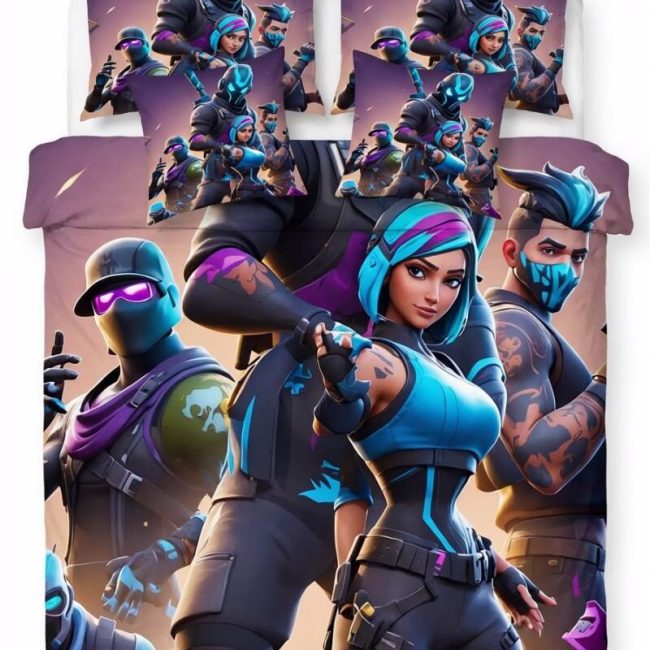 StayPlay Runaway Fortnite Collectie Dekbedovertrek – Inclusief Kussensloop