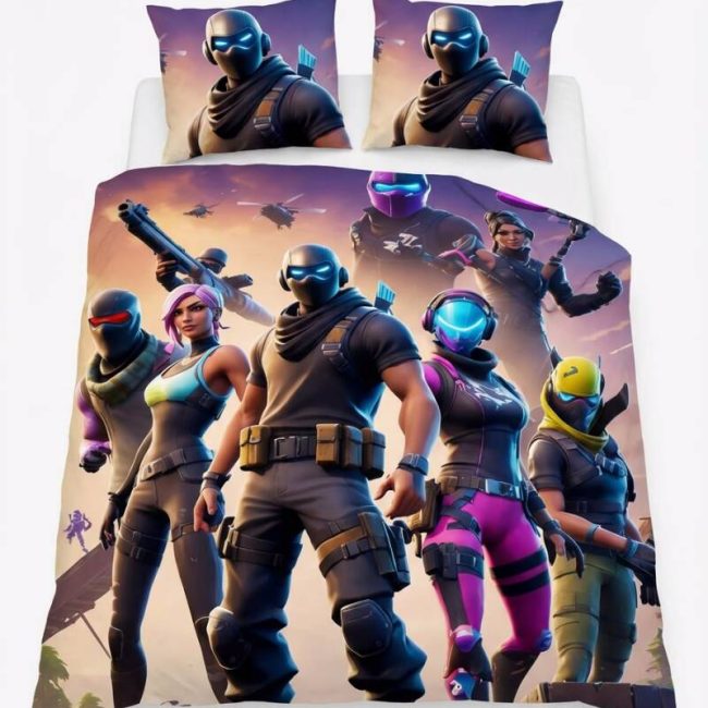 StayPlay Runaway Fortnite Collectie Dekbedovertrek – Inclusief Kussensloop
