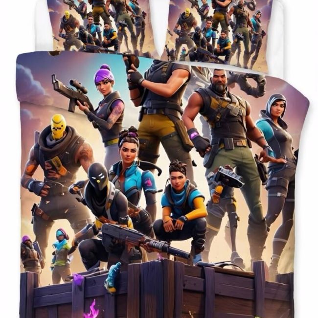 StayPlay Runaway Fortnite Collectie Dekbedovertrek – Inclusief Kussensloop