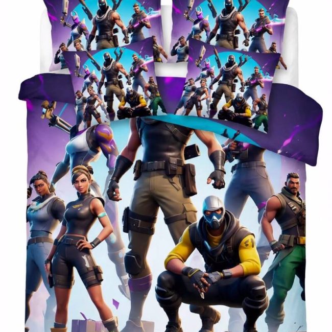 StayPlay Runaway Fortnite Collectie Dekbedovertrek – Inclusief Kussensloop