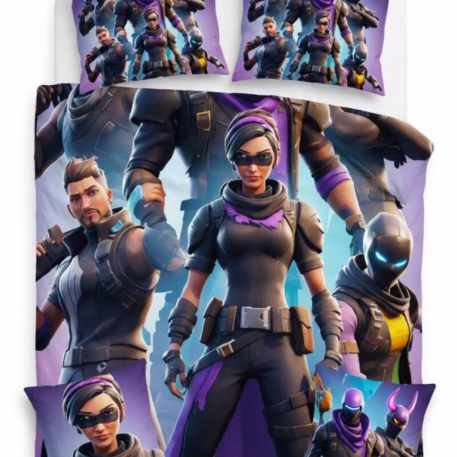 StayPlay Runaway Fortnite Collectie Dekbedovertrek – Inclusief Kussensloop