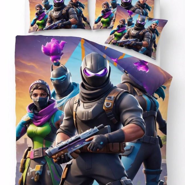 StayPlay Runaway Fortnite Collectie Dekbedovertrek – Inclusief Kussensloop