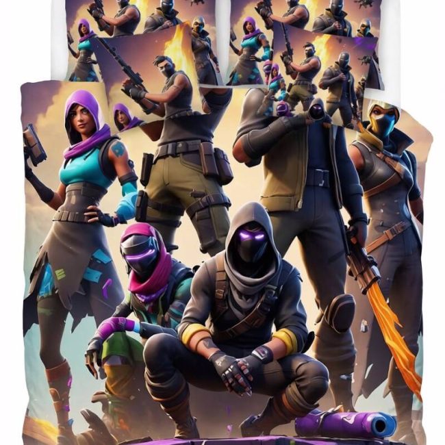 StayPlay Runaway Fortnite Collectie Dekbedovertrek – Inclusief Kussensloop