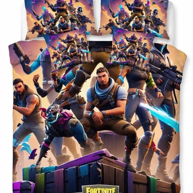 StayPlay Runaway Fortnite Collectie Dekbedovertrek – Inclusief Kussensloop