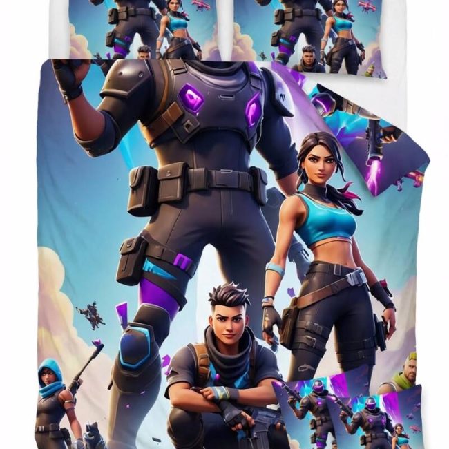 StayPlay Runaway Fortnite Collectie Dekbedovertrek – Inclusief Kussensloop