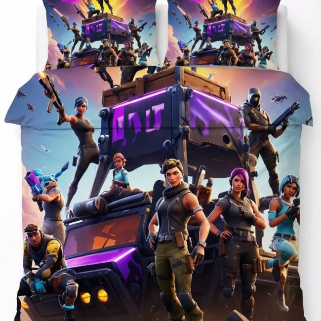 StayPlay Runaway Fortnite Collectie Dekbedovertrek – Inclusief Kussensloop