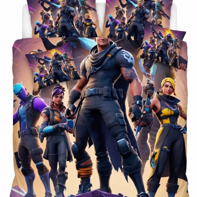 StayPlay Runaway Fortnite Collectie Dekbedovertrek – Inclusief Kussensloop