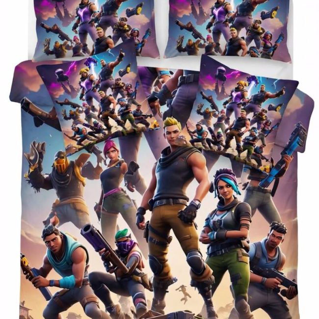 StayPlay Runaway Fortnite Collectie Dekbedovertrek – Inclusief Kussensloop