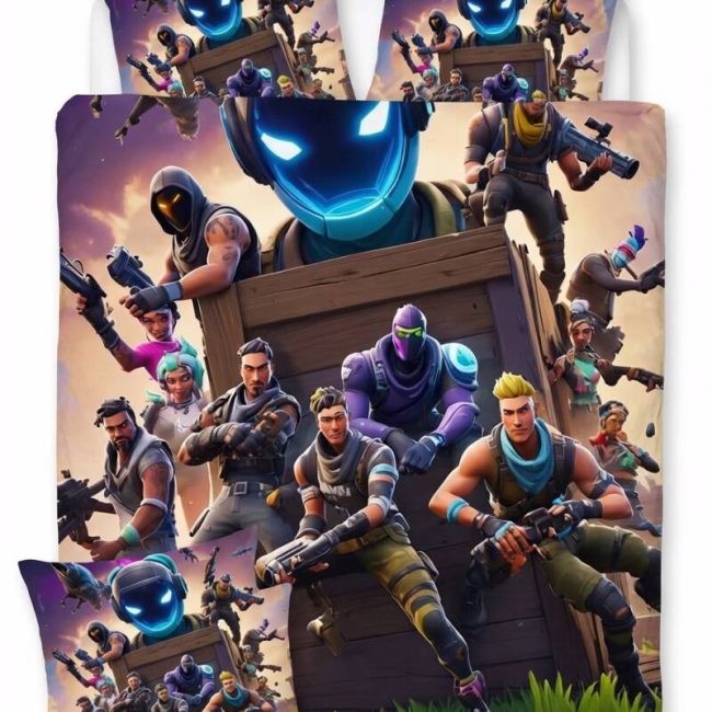 StayPlay Runaway Fortnite Collectie Dekbedovertrek – Inclusief Kussensloop